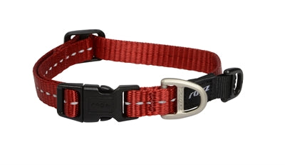 Rogz For Dogs Rogz Für Hunde Nitelife Halsband Rot