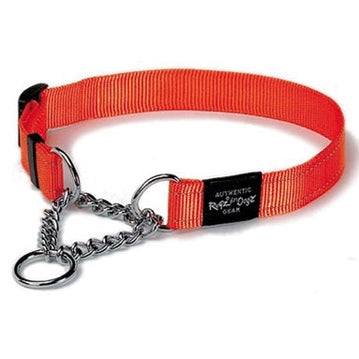 Rogz For Dogs Holzfäller-Halbschlupfkragen Orange