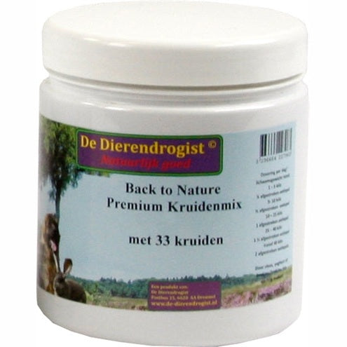 Dierendrogist Tierchemiker Back To Nature Premium-Kräutermischung Mit 33 Kräutern