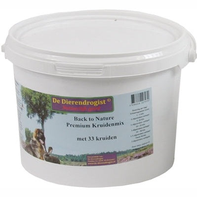 Dierendrogist Tierchemiker Back To Nature Premium-Kräutermischung Mit 33 Kräutern