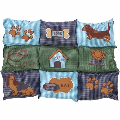 Trixie Hundekissen Patchwork Blau / Grün