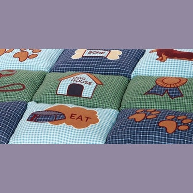 Trixie Hundekissen Patchwork Blau / Grün