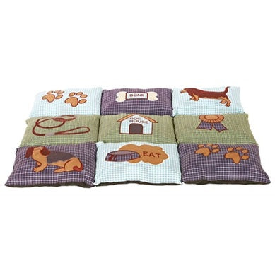 Trixie Hundekissen Patchwork Blau / Grün