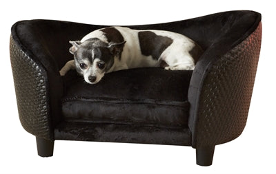 Enchanted Pet Verzaubertes Hundekorb-Sofa Ultra-Plüsch-Kuschelgeflecht Braun