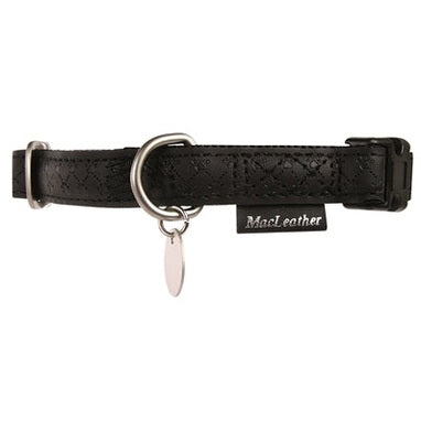 Macleather Maklederhalsband Schwarz