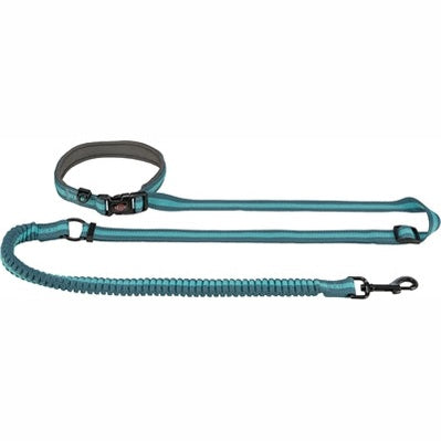 Trixie Hundeleine Joggingleine Petrol / Aqua