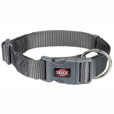 Trixie Halsband Hund Premium Graphitgrau