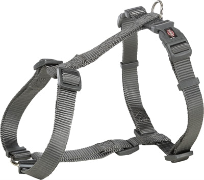 Trixie Hundegeschirr Premium H-Body Grau