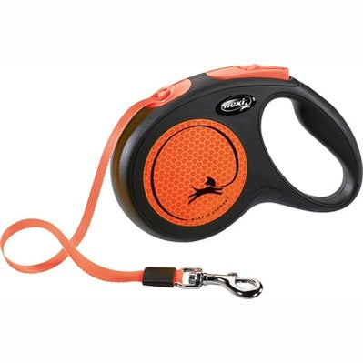 Flexi Linie Neue Klassische Neonband Schwarz/Orange