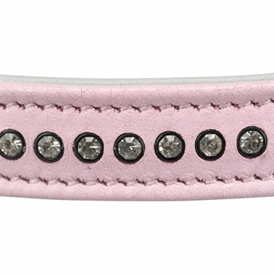 Trixie Hundehalsband Active Comfort Mit Strasssteinen Leder Rosa