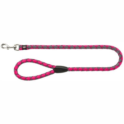 Trixie Hundeleine Cavo Fuchsia / Grau