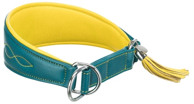 Trixie Hundehalsband Active Comfort Für Windhunde Leder Petrol