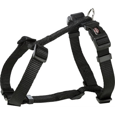 Trixie Hundegeschirr Premium H-Body Schwarz