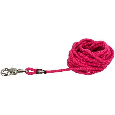 Trixie Hundeleine Rund Mit Auslöser Karabinerhaken Fuchsia Rosa