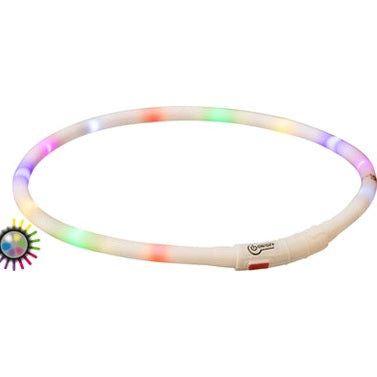 Trixie Leuchtendes Hundehalsband Usb Silikon Wiederaufladbar Multicolour