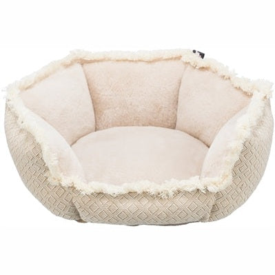 Trixie Hund Korb Boho Eckig Beige