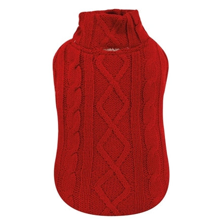 Croci Dog Jumper Winter Trail Rubinrot