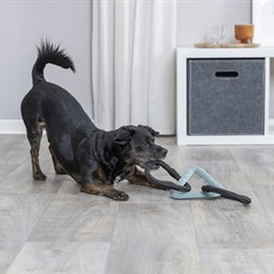 Trixie Hundespielzeug Dreieck Mit Seil Ringe Citystyle Tpr