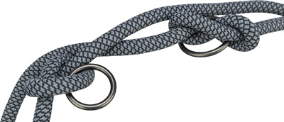 Trixie Soft Rope Hundeleine Verstellbar Schwarz/Grau