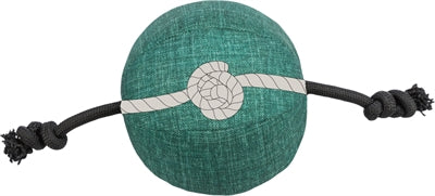 Trixie Citystyle Be Eco Hundespielzeug Ball Mit Seil Stoff Recycelt