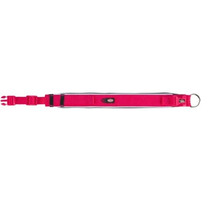 Trixie Premium Hundehalsband Extra Breit Fuchsia / Graphitgrau