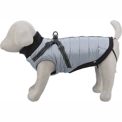 Trixie Hundemantel Pontis Mit Geschirr Grau