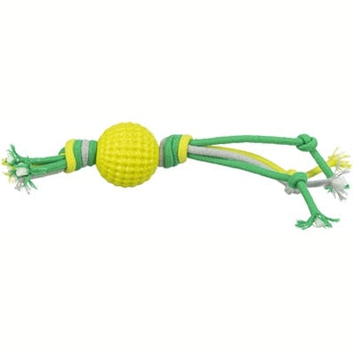 Trixie Hundespielzeug Ball Mit Seil Tpr Polyester