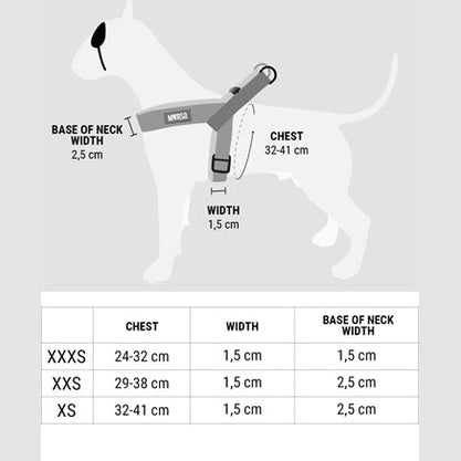 Morso Mini-Hundegeschirr Einstellbar Recycelte Tinte Tank Grün