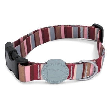 Morso Hundehalsband Recycelt Skyline Rot/Rosa