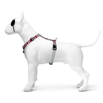 Morso Hundegeschirr H-Leine Recycelt Skyline Rot/Rosa