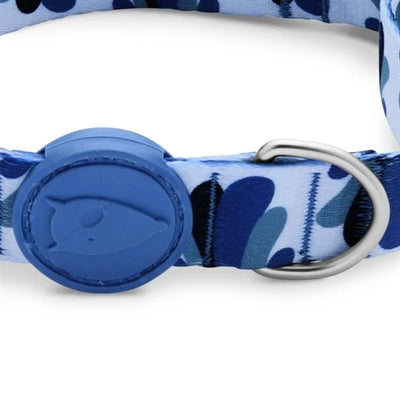 Morso Hundehalsband Recycelt Splash Blau