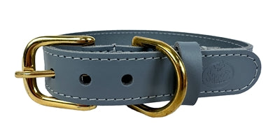 Sazzz Hundehalsband Braveheart Classic Leder Hellblau