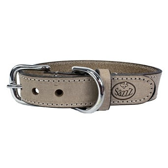 Sazzz Hundehalsband Nomad Vintage Leder Beige