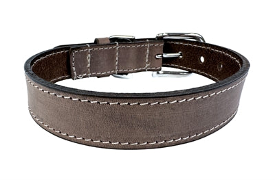 Sazzz Hundehalsband Nomad Vintage Leder Braun