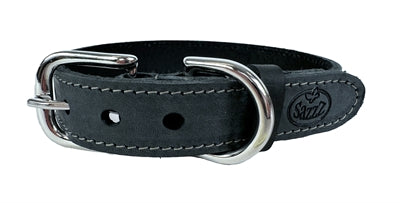 Sazzz Hundehalsband Nomad Vintage Leder Anthrazit