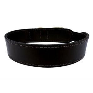 Sazzz Hundehalsband Pioneer Classic Leder Dunkelbraun