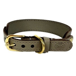 Sazzz Hundehalsband Sweetie Classic Leder Taupe