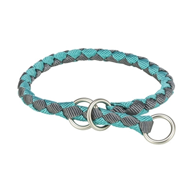 Trixie Hundehalsband Cavo Half-Slip Aqua / Graphitgrau