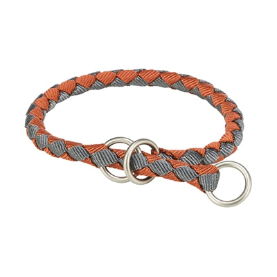 Trixie Hundehalsband Cavo Halbschlupf Rost/Graphitgrau