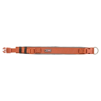 Trixie Hundehalsband Premium Extra Breit Rost / Graphitgrau