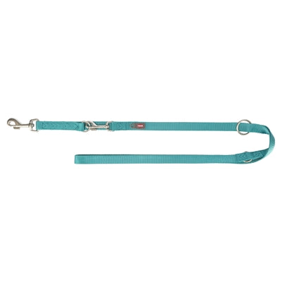 Trixie Hundeleine Premium Verstellbar Aqua Blau